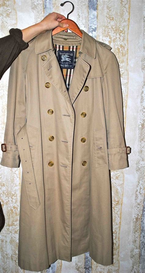 buy used burberry trench coat|vintage burberry trench coat small.